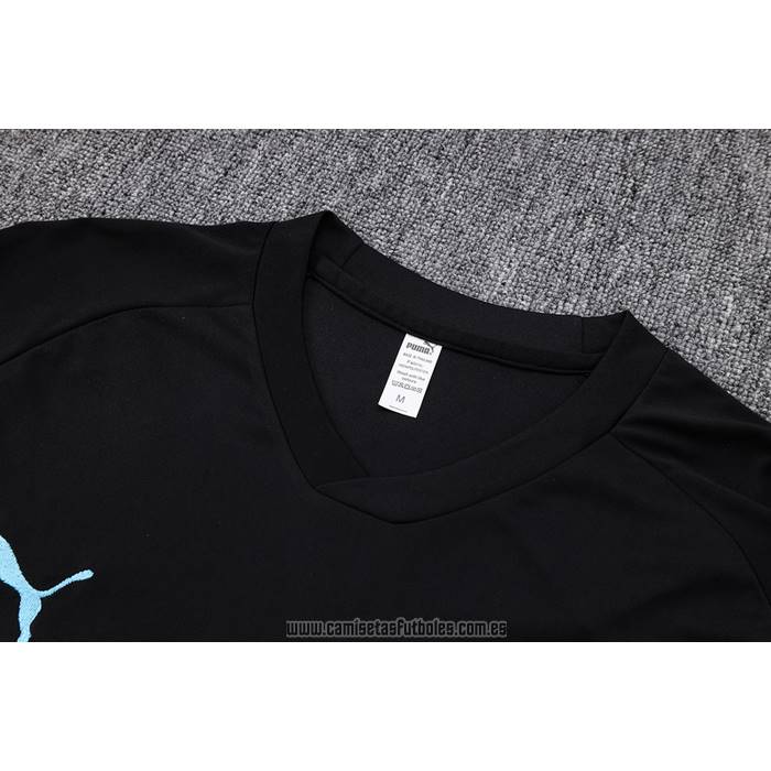 Chandal del Manchester City Manga Corta 2022-2023 Negro